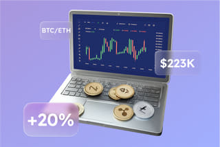 Technology visualization of an AI automated trading system on Pureté Invyra